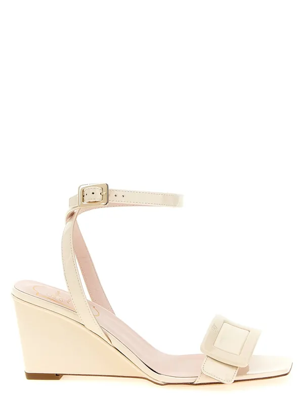 Belle Vivier Wedges White - Roger Vivier