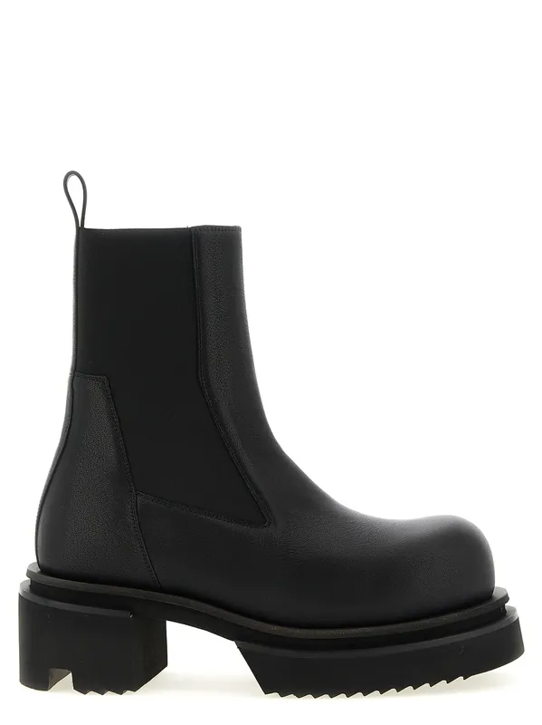 Beatle Bogun Boots And Ankle Boots Black - Rick Owens