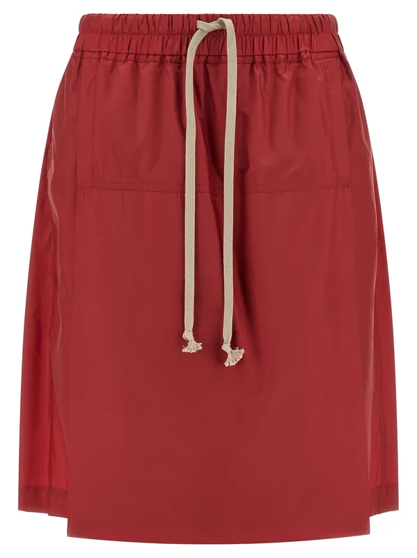 Kiltshorts Bermuda And Short Red - Rick Owens