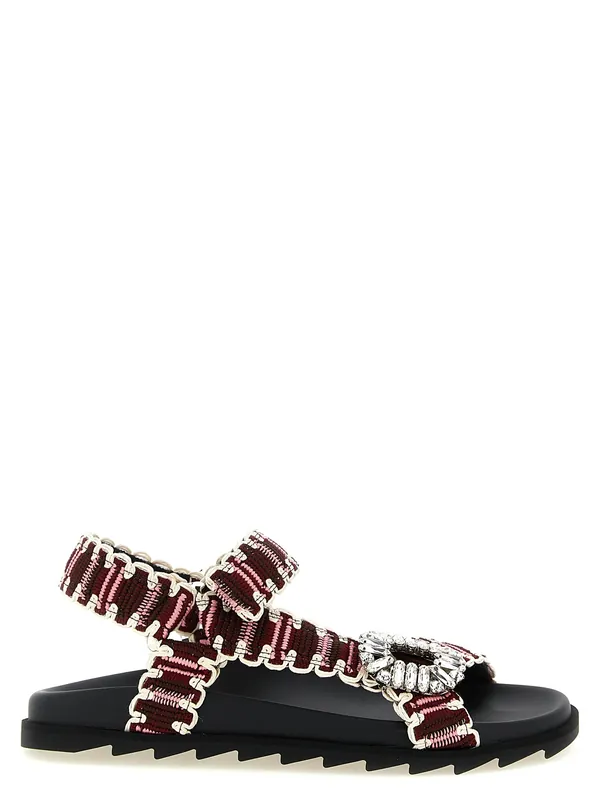 Slidy Viv Sandals Pink - Roger Vivier
