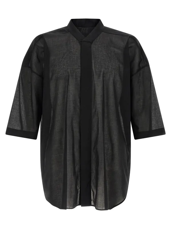 Jumbo Faun Shirt And Blouse Black - Rick Owens