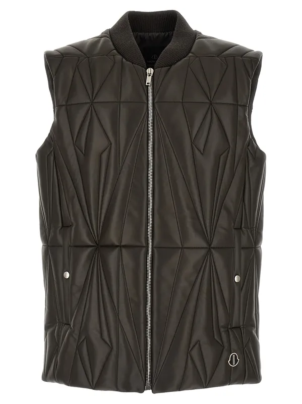 Geocamo Flight Gilet Brown - Rick Owens