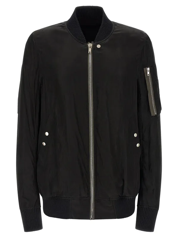 Classic Flight Puffer Jackets Black - Rick Owens