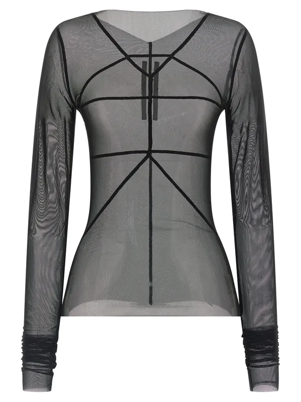 Temple Top Sweaters And Cardigans Black - Rick Owens