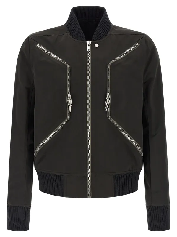 Heizer Flight Puffer Jackets Black - Rick Owens