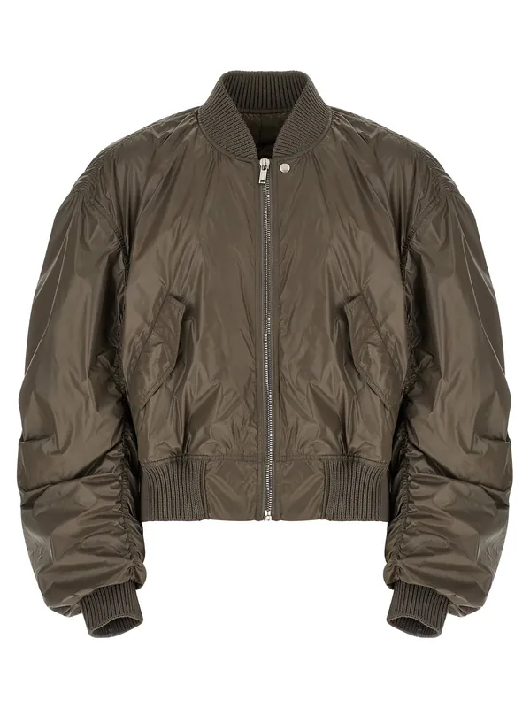 Secchia Flight Puffer Jackets Gray - Rick Owens