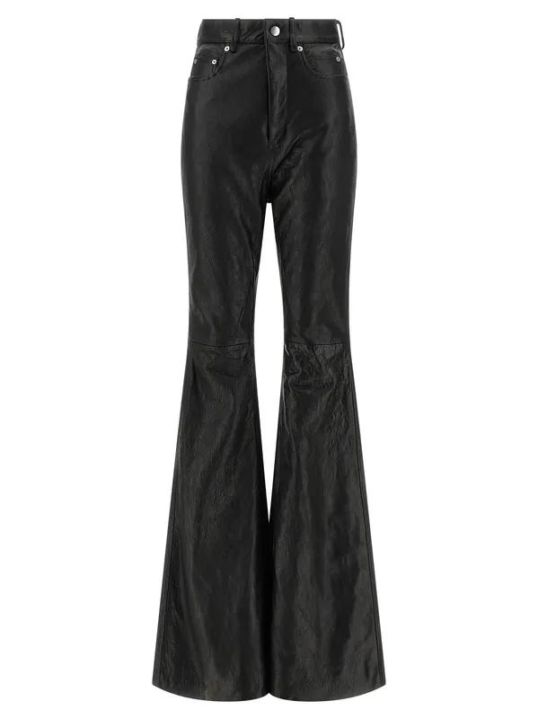 Bolan Bootcut Pants Black - Rick Owens