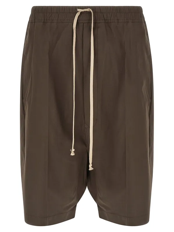 Rick S Pods Bermuda And Short Brown - Rick Owens
