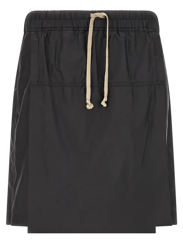 Kiltshorts Bermuda And Short Black - Rick Owens