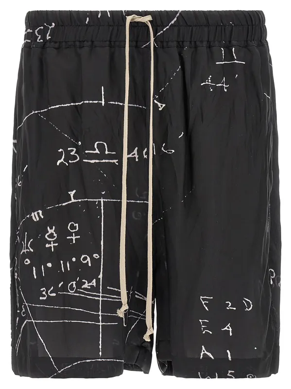 Boxers Bermuda And Short White/Black - Rick Owens