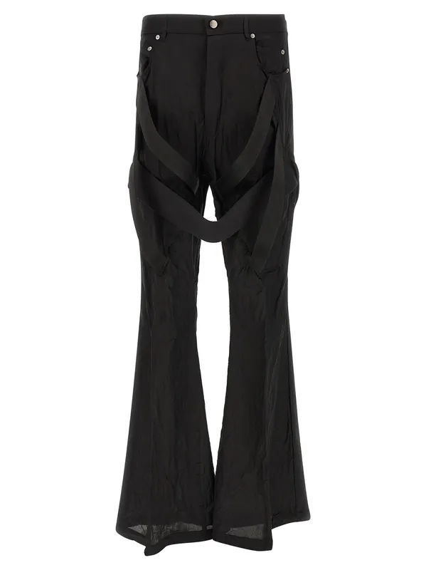 Megastrapped Bolans Pants Black - Rick Owens