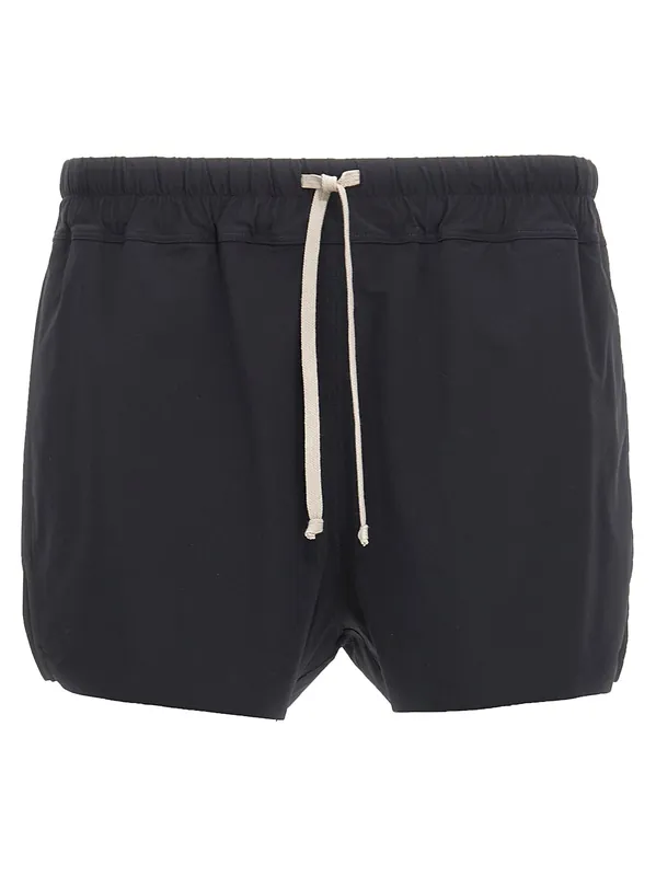 Live Cut Hem Swimsuit Beachwear Black - Rick Owens