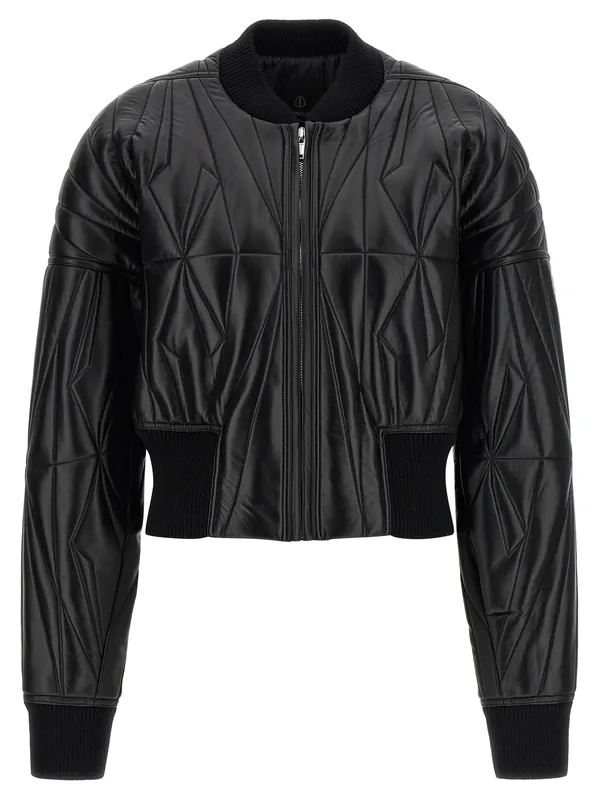 Geocamo Puffer Jackets Black - Rick Owens