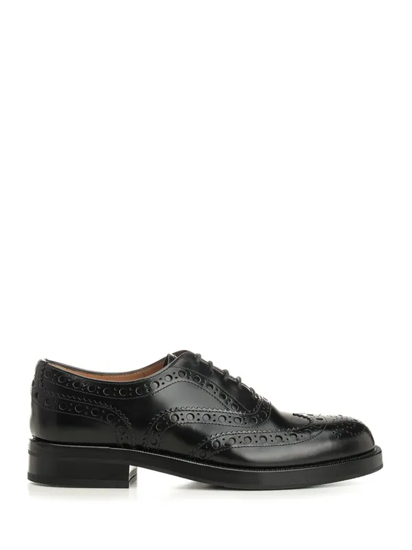 Pilar Lace-Up Shoes Black