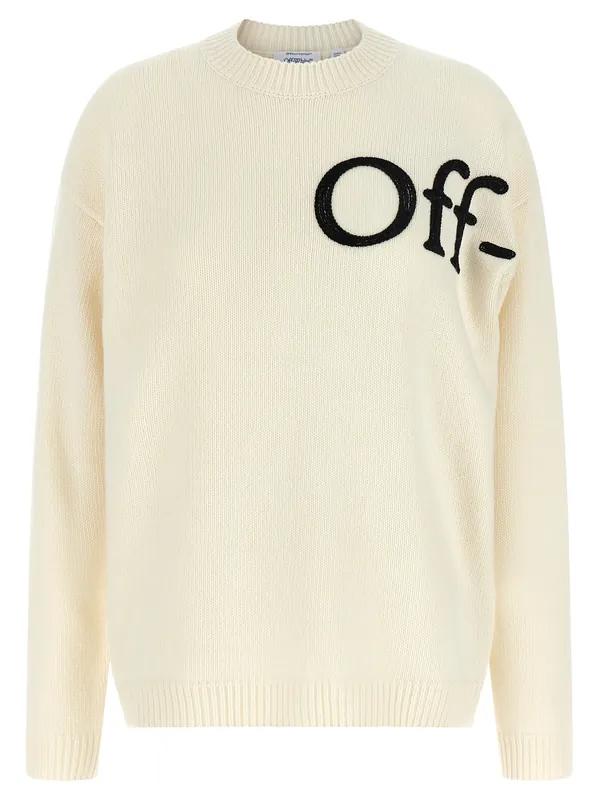 Bookish Shared Sweaters And Cardigans White/Black - Off-White
