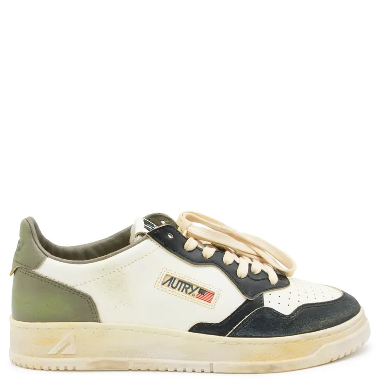 Sneakers White/Black/Covgrn - Autry