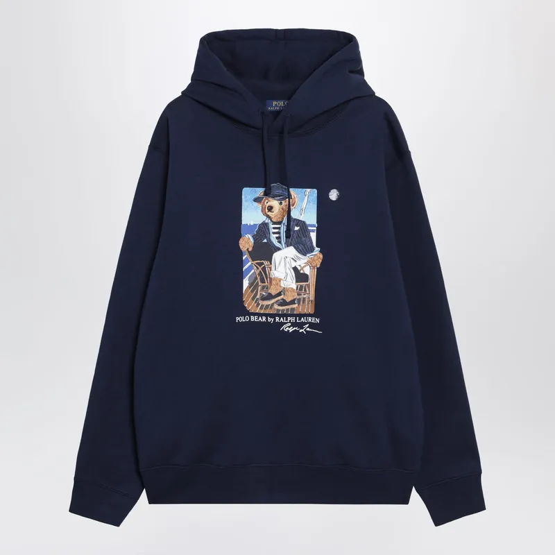 Navy Polo Bear Hoodie - Polo Ralph Lauren
