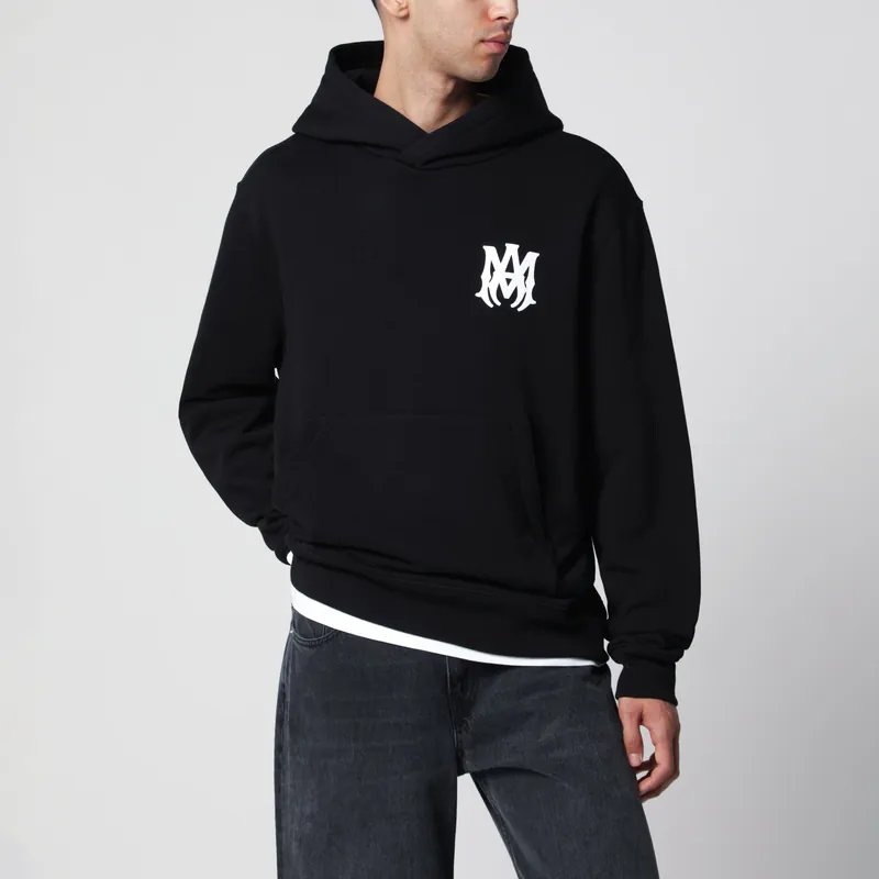 Black Hoodie With Logo - Amiri