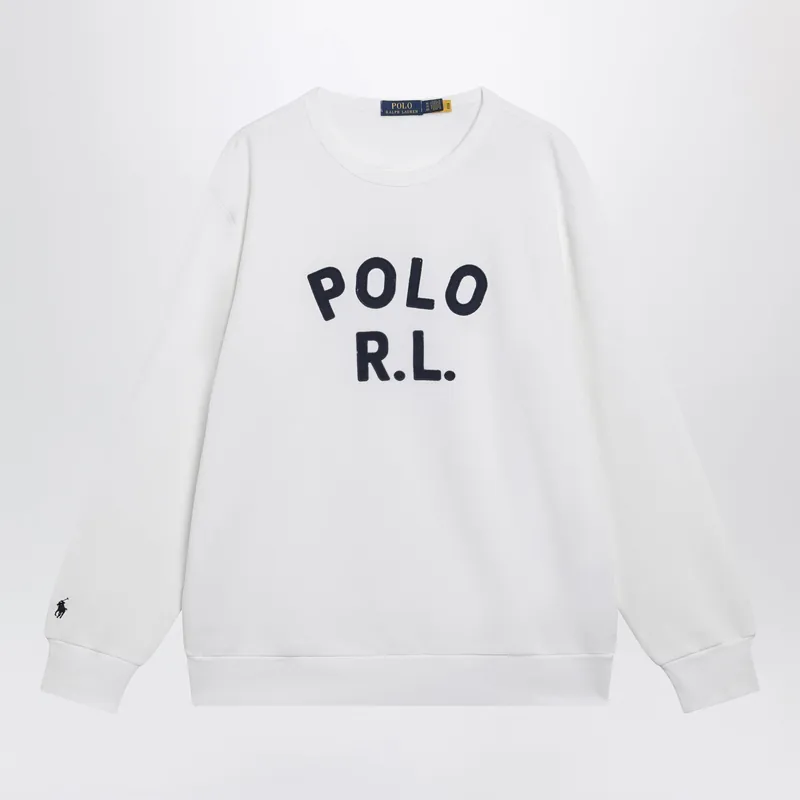 White Sweatshirt With Logo Embroidery - Polo Ralph Lauren