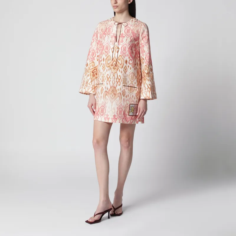 Pink Aster Tunic Mini Dress - Zimmermann