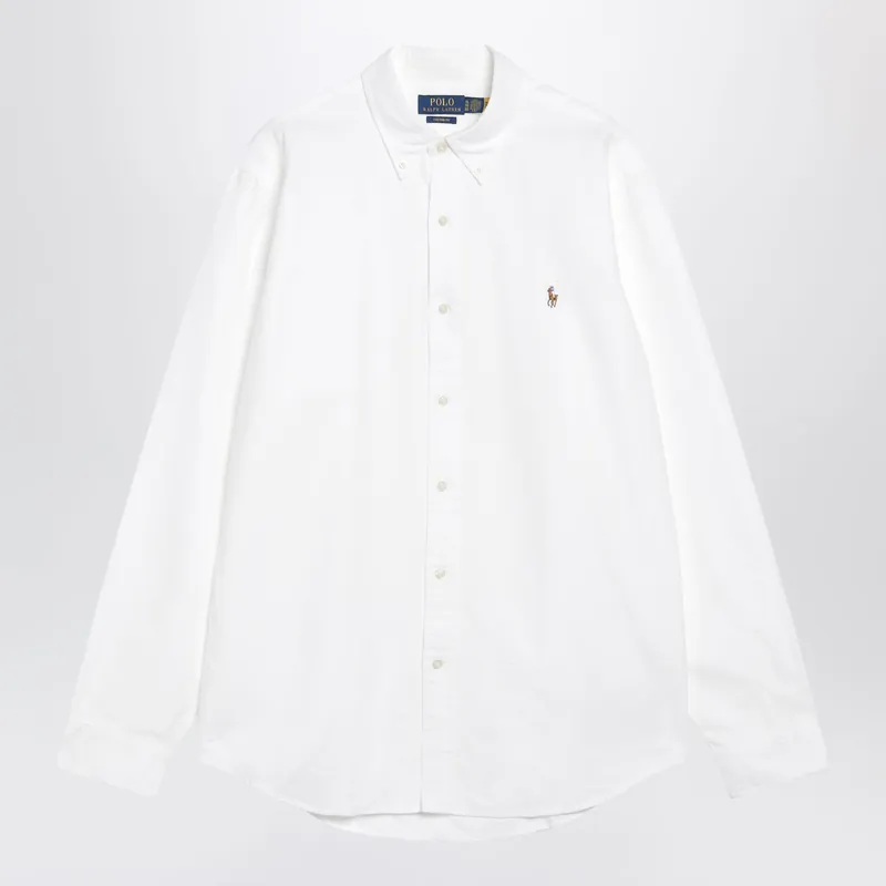 White Oxford Custom-Fit Shirt