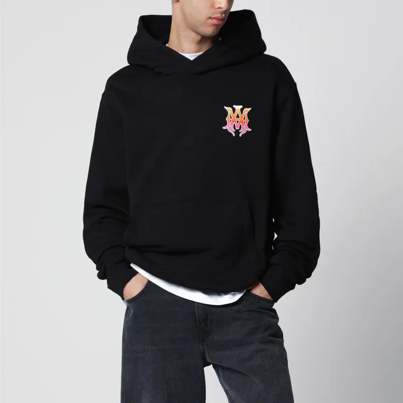 Black Hoodie With Logo - Amiri
