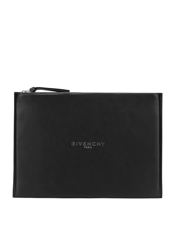Antigonia Stamped Pouch Black - Givenchy