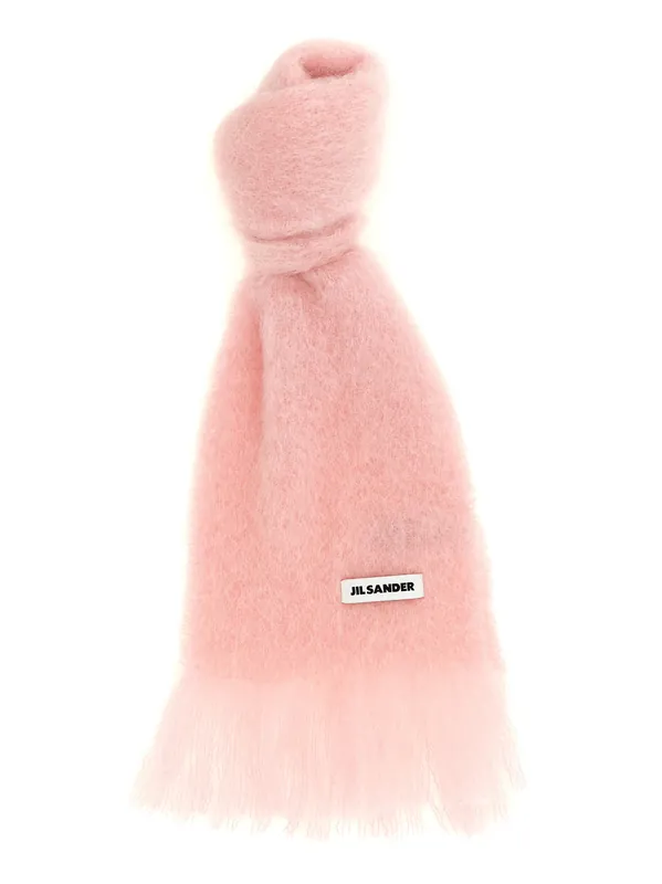 Mohair Scarf Scarves And Foulards Pink - Jil Sander