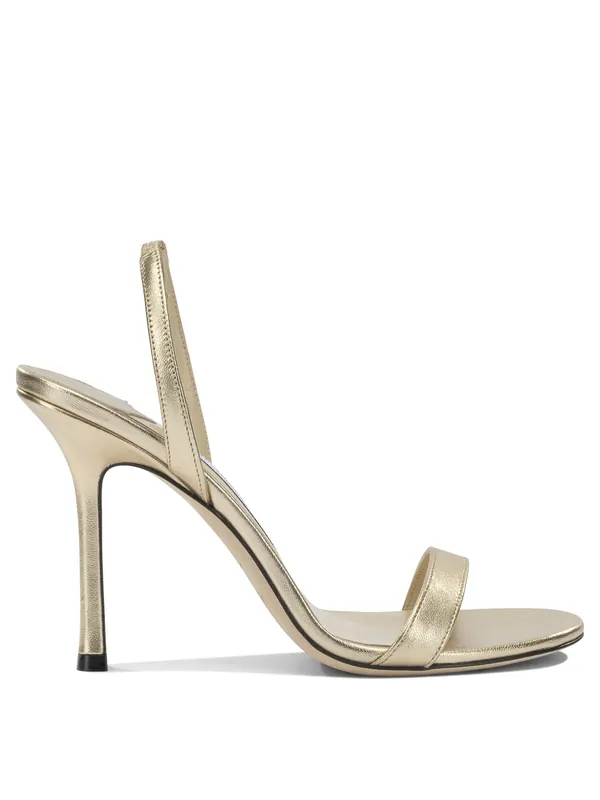 Jenn 100mm Sandals Gold - Jimmy Choo