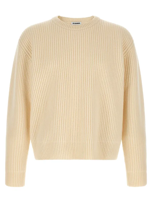 Fisherman Sweaters And Cardigans White - Jil Sander