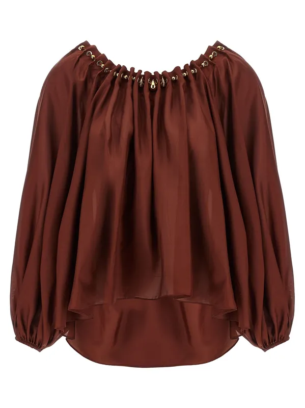 Aster Shirt And Blouse Bordeaux - Zimmermann
