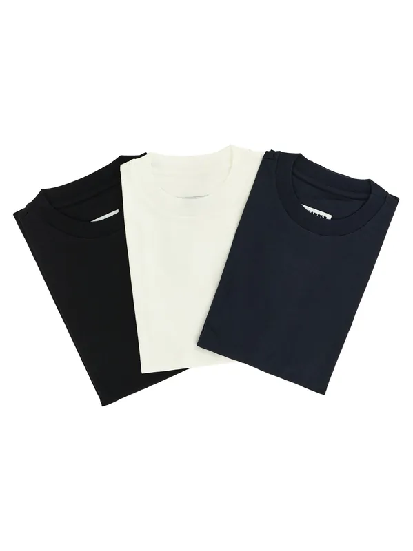 3-Pack Logo Embroidery T-Shirt Multicolor
