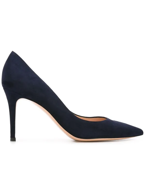 Gianvito Suede Leather Pumps - Gianvito Rossi