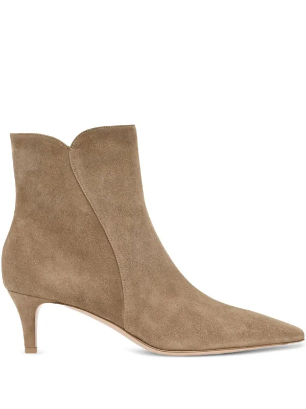 Levy Suede Leather Boots - Gianvito Rossi