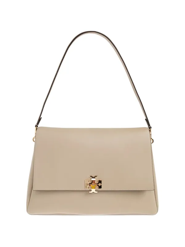 Charlie Large Leather Shoulder Bag - Tory Burch