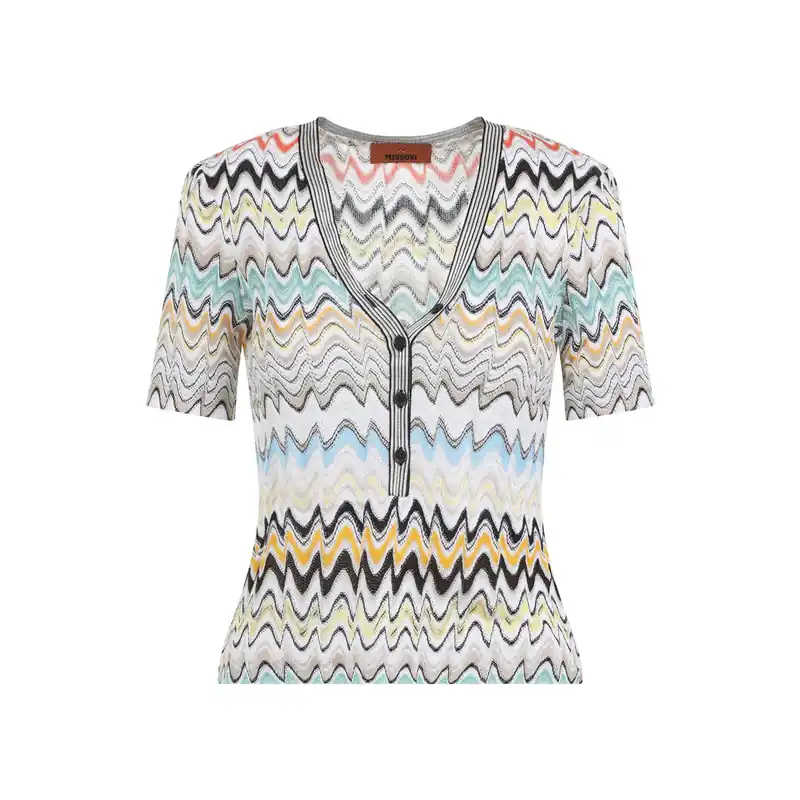 V Neck Multicolour - Missoni