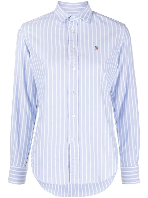 Slim Fit Striped Oxford Shirt - Polo Ralph Lauren