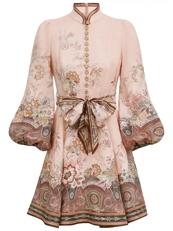 Alchemy Button Mini Dress - Zimmermann