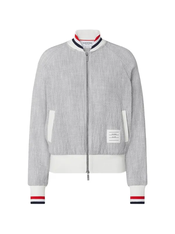 Rwb Cotton Bomber Jacket - Thom Browne
