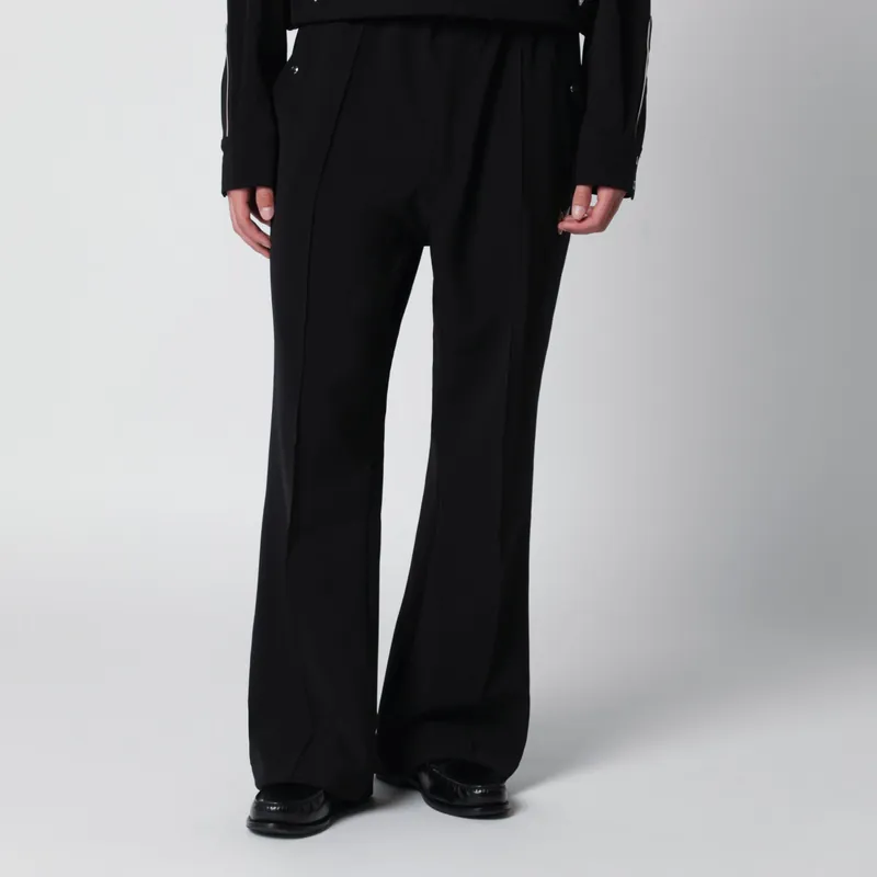 Polyester Piping Cowboy Pants In Black - Needles