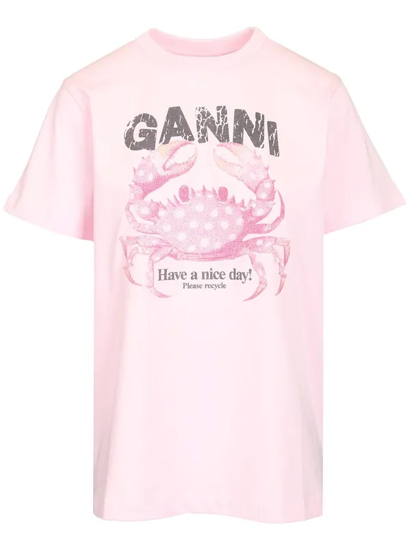 With Print T-Shirt Rose