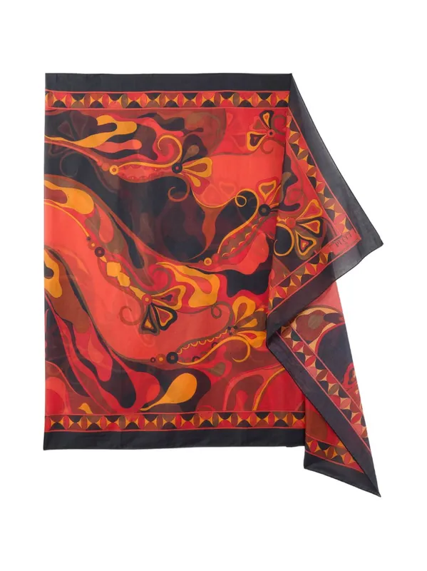 Printed Cotton Sarong - Pucci