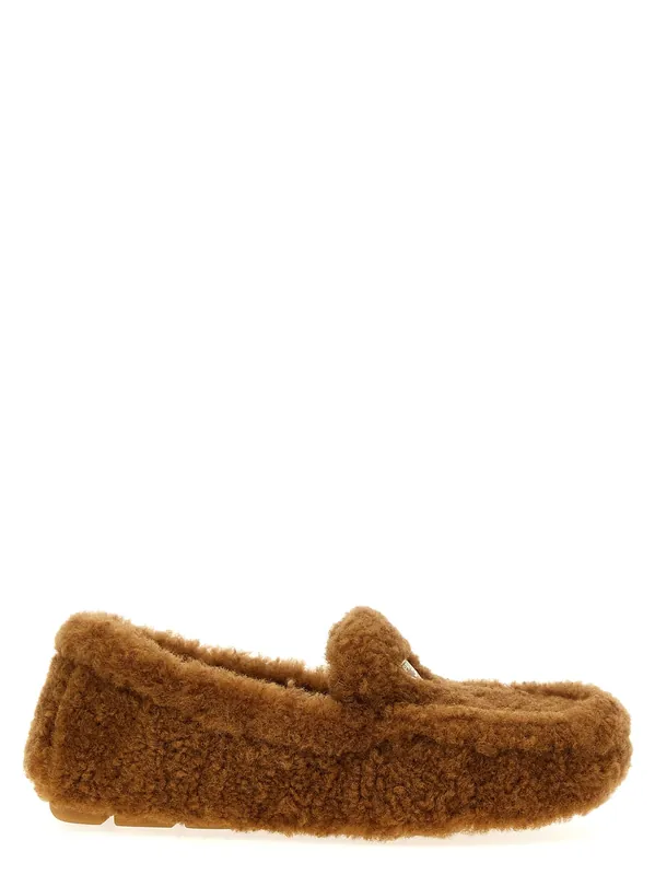 Shearling Loafers Brown - Prada