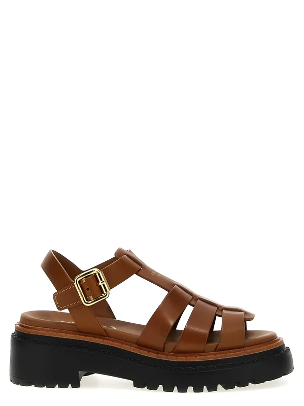 Monolith Sandals Brown - Prada