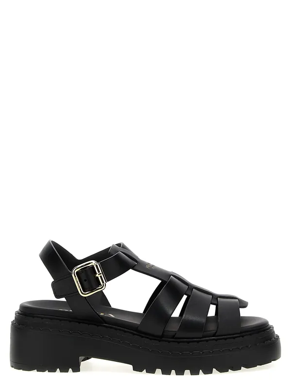 Monolith Sandals Black - Prada