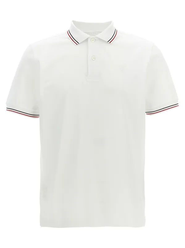 Piqué Shirt Polo White - Prada