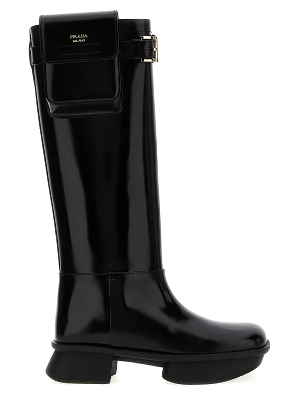 Equal Boots And Ankle Boots Black - Prada