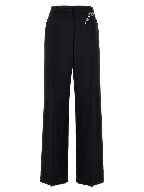 Gabardine Trousers Pants Blue - Prada