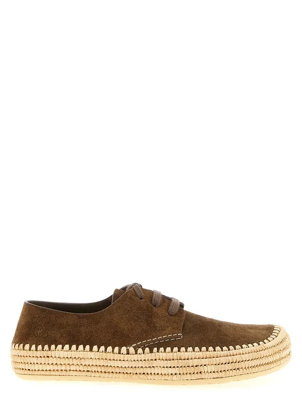 Rio Lace Up Shoes Brown - Loewe