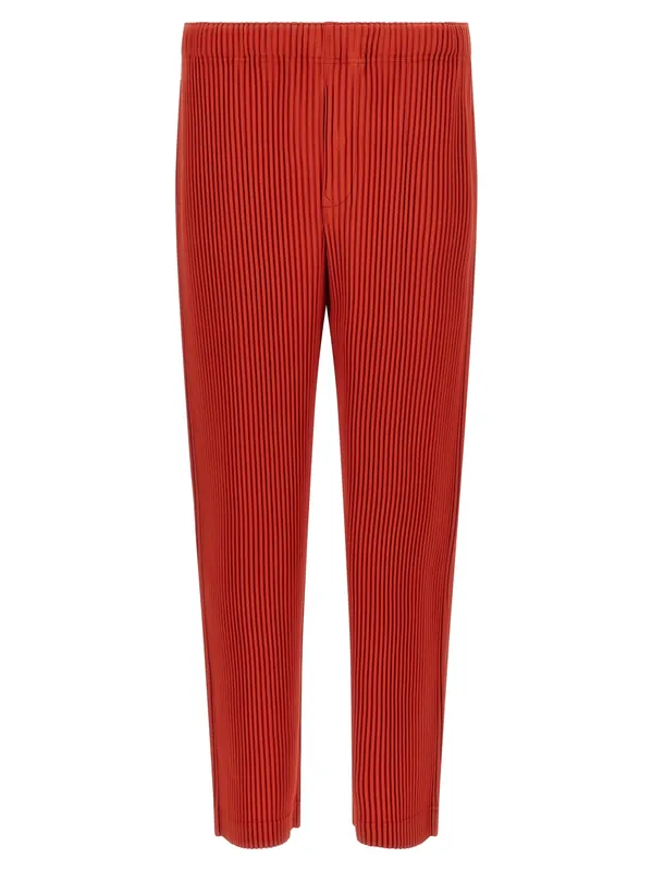 Monthly Colors: September Pants Red - Homme Plisse' Issey Miyake
